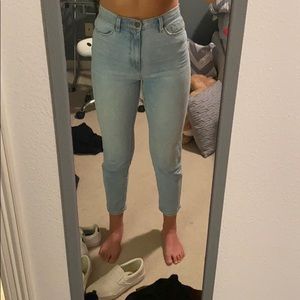 Bdg mom jeans high waisted light wash